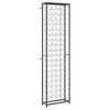 vidaXL Wijnrek voor 95 flessen 54x18x200 cm smeedijzer zwart