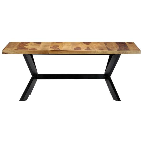 vidaXL Eettafel 180x90x75 cm massief acaciahout