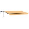 vidaXL Inklapbaar Zonnescherm Zand 500 &times; 350 cm Stof