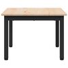 vidaXL Salontafel Naturel 50 x 50 x 36 cm Massief grenenhout