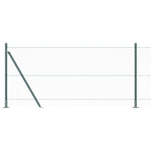 vidaXL Gelast Draadhek met Betonnen Basis 100 x 1 m (B x H)