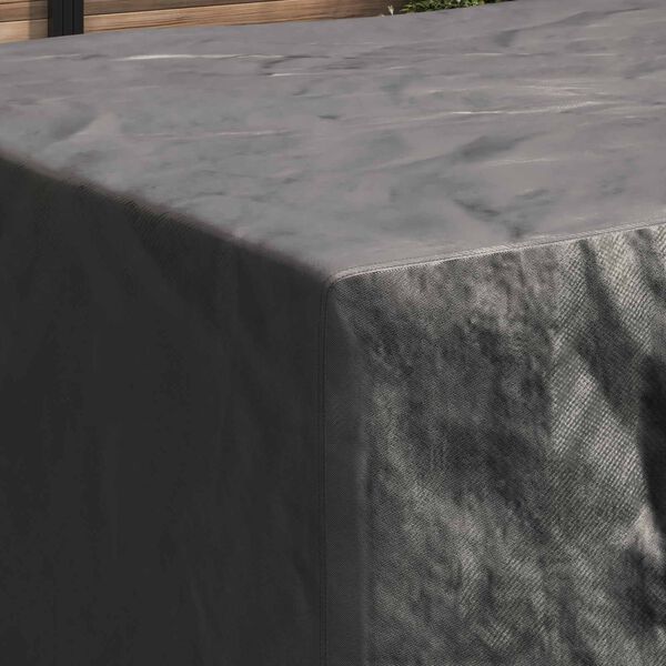 vidaXL Meubelhoes Effen Zwart 220 x 190 x 85 cm 600D