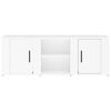 vidaXL Tv-meubel 100x31,5x35 cm bewerkt hout hoogglans wit