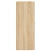 vidaXL Hangkasten 2 st bewerkt hout sonoma eikenkleurig