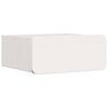 vidaXL Nachtkastje met lade Wit 39 x 34 x 16,5 cm Massief grenenhout