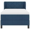 vidaXL Boxspringbed met matras met hoofdeinde Blauw 90 x 200 cm Stof