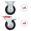 vidaXL 16 st Wielen 100 mm