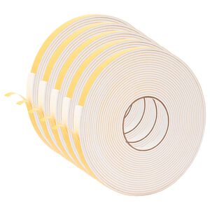 vidaXL Zelfklevende schuimtape 5 st Wit 15mm x 10m CR Schuim