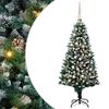 vidaXL Kunstkerstboom Groen 180 cm PVC en Staal en Kunststof