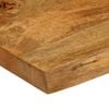 vidaXL Tafelblad met natuurlijke rand 100x40x2,5 cm massief mangohout