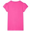 Kindershirt 128 donkerroze