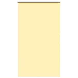 vidaXL Rolgordijn verduisterend 135x210 cm stofbreedte 131,6 cm geel