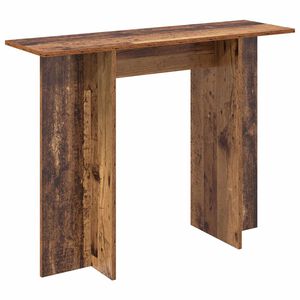 vidaXL Wandtafel Oud hout 100 x 30 x 75 cm Bewerkt hout
