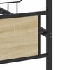 vidaXL Bedframe zonder matras hout sonoma eikenkleurig 120x200 cm