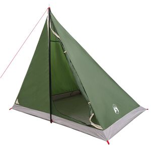 vidaXL Backpacking Tent 2-persoons Groen 185T Polyester met PU Coating