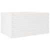 vidaXL Plantenbak 90x60x46 cm massief grenenhout wit
