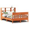 vidaXL Bedframe zonder matras massief grenenhout wasbruin 140x200 cm
