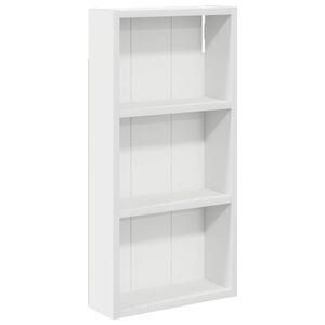 vidaXL Badkamer wandkast Wit 30 x 10 x 60,5 cm Geconstrueerd hout
