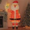 vidaXL Kerstman met 200 LED Warmwit 100 x 180 cm Stof