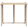 vidaXL Tuintafel inklapbaar 90x51x75 cm poly rattan beige