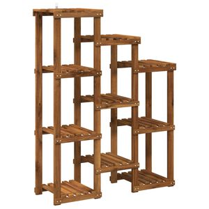 vidaXL Plantenstandaard Naturel 85 x 30 x 114,5 cm Massief Acaciahout