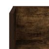 vidaXL Wandschappen 2 st 75x16,5x16,5 cm bewerkt hout gerookt eiken