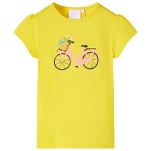vidaXL Kindershirt 104 geel