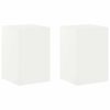 vidaXL Plantenstandaard 2 pcs Wit 40 x 40 x 60 cm Staal