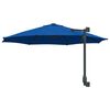 vidaXL Tuinparasol Azurblauw 248 x 248 x 148 cm Polyester en staal