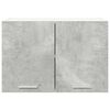 vidaXL Hangkast Beton Grijs en Wit 60 x 31 x 40 cm Bewerkt hout