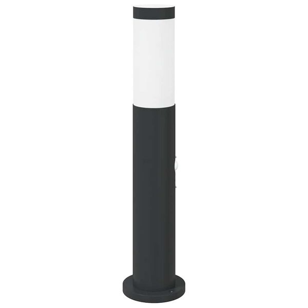 vidaXL Bolderverlichting met sensor 50 cm RVS IP44