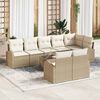 vidaXL Tuin Sofa Set 9 pcs poly rattan