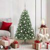 vidaXL Kunstmatige Inklapbare Kerstboom Groen 120 cm PVC en Metaal