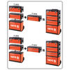 YATO Gereedschapstrolley met 2 lades 52x32x72 cm