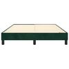 vidaXL Boxspring bed 140x200 cm fluweel donkergroen
