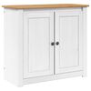 vidaXL Aquarium Stand PANAMA Wit en Bruin 81 x 36 x 73 cm