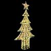 vidaXL Kerstboom met 240 LED Warmwit 181 cm PET