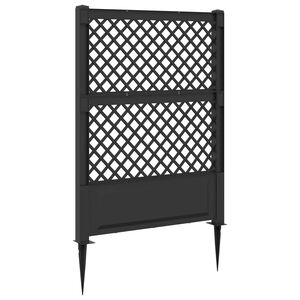 vidaXL Trellis met Spike Antracietkleurig 99 x 6 x 165 cm PP