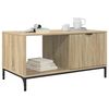 vidaXL Salontafel met lade Sonoma Eiken 90 x 49 x 46 cm Bewerkt hout