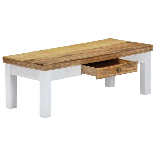 vidaXL Salontafel 110x50x40 cm massief mangohout