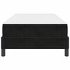 vidaXL Boxspringbed met matras Zwart 80 x 210 cm Stof