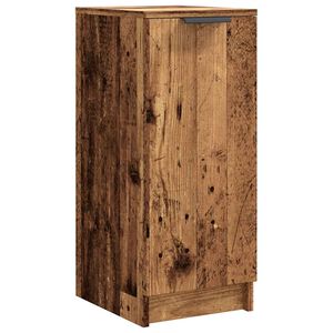 vidaXL Schoenenkast 29,5x35x70 cm bewerkt hout oud houtkleurig
