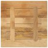vidaXL Tafelblad vierkant 40x40x2,5 cm massief ruw mangohout