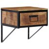 vidaXL Nachtkastje 40x35x40 cm massief mangohout