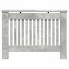 vidaXL Radiatorafdekking Beton Grijs 112 x 19 x 81,5 cm Bewerkt hout