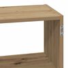 vidaXL Wandschap 100x25x50 cm bewerkt hout artisanaal eikenkleurig