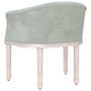 vidaXL Eetkamerstoel fluweel lichtgrijs
