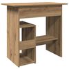 vidaXL Bureau 80x45x74 cm bewerkt hout artisanaal eikenkleur