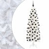 vidaXL Smalle kunstkerstboom met kerstballen 180 cm 300 LED's Warmwit