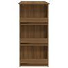 vidaXL Bartafel met opbergrek 102x50x103,5 cm bewerkt hout bruin eiken